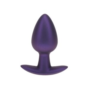Smooth Silicone Anal Plug - Medium - 3.1 / 7,9 cm - Metallic Purple