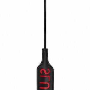 Ouch! Crop - SLUT - Small - Black