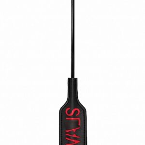 Ouch! Crop - SLAVE - Small - Black