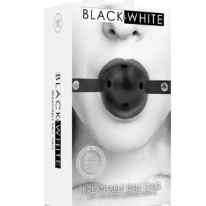 Breathable Ball Gag - With Bonded Leather Straps