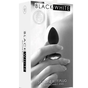 Silicone Butt Plug with Removable Jewel