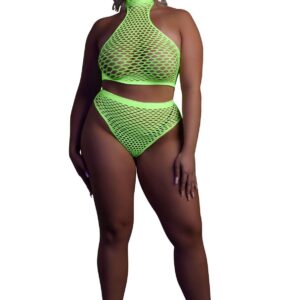 Turtle Neck and High Waist Slip  XL/XXXXL