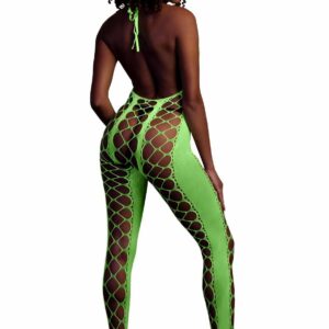 Bodystocking with Halterneck - Green - XS/XL