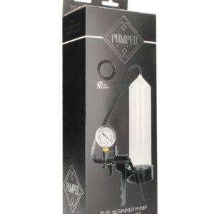 Elite Beginner Pump With PSI Gauge - Transparent