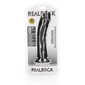 Curved Realistic Dildo with Suction Cup - 8""""/ 20,5 cm