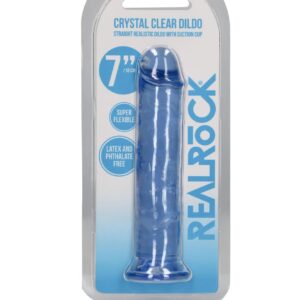 Straight Realistic Dildo with Suction Cup - 7'' / 18