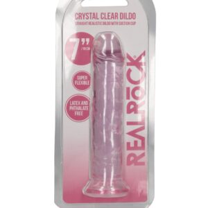Straight Realistic Dildo with Suction Cup - 7'' / 18
