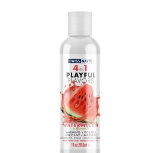 4 in 1 Lubricant with Watermelon Flavor - 1 fl oz / 30 ml