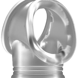 No.48 - Cockring with Ball Strap - Translucent