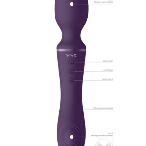 Enora - Wand & Vibrator - Purple