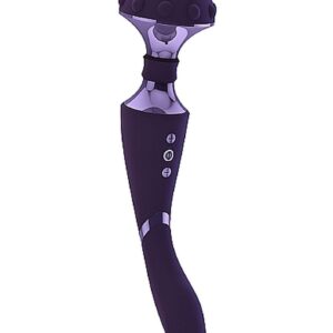 Stymulator- Shiatsu Bendable Massager Wand - Purple