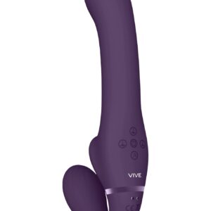 Ai - Dual Vibrating & Air Wave Tickler Strapless Strapon