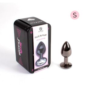 GUNMETAL BUTT PLUG S