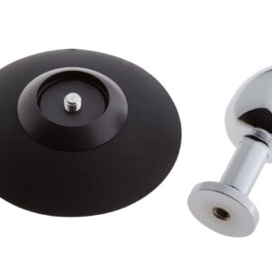 MALESATION Alu-Plug with suction cup small, chrome