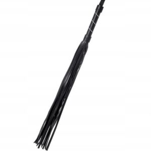 Anonymo flogger, PU leather, black, 64 cm