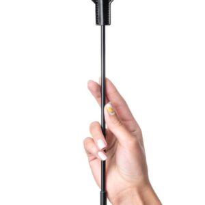 Anonymo stack, PU leather, black, 35 cm