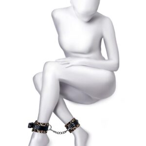 Anonymo handcuffs, PU leather, print, 27 cm