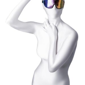 Anonymo mask, PVC, print, 27.5 cm