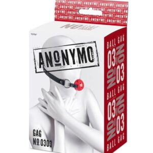 Anonymo gag, ABS plastic, red, 64 cm