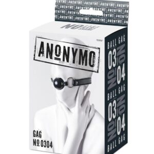 Anonymo gag, TPR, black, 64 cm