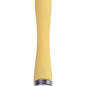 Vibrator Flovetta by Toyfa Calla, silicone, yellow, 22 cm