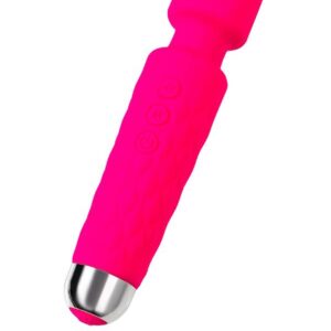 Flovetta Peony Vibrating massager, silicone, pink, 20.5 cm