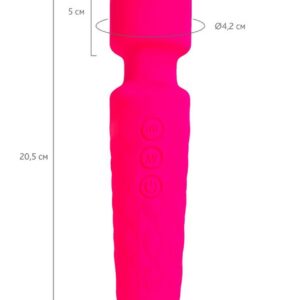 Flovetta Peony Vibrating massager, silicone, pink, 20.5 cm
