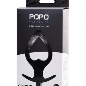 TOYFA POPO Pleasure Anal Plug Cordis L Vibro Black