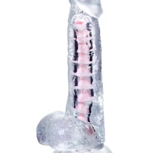 Flexible dildo A-Toys Paret, transparent, 18 cm