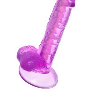 Realistic dildo A-Toys by TOYFA Celiam, TPE, purple, 20.5 cm