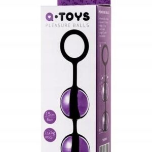 A-TOYS, Vaginal balls, ABS plastic, Purple, O 3.5 cm