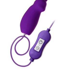 A-TOYS, Vibro egg 'Bunny', with control panel, silicone, violet