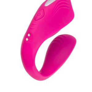 A-TOYS Vibrator for couples Cobrum, silicone, pink, 9.6 cm