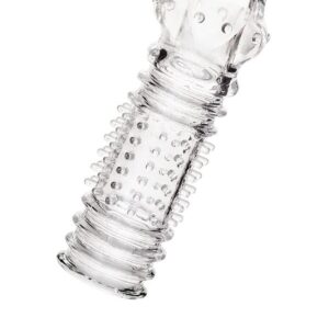 A-TOYS, Penis Sleeve, TPR, Transparent, 15.3 cm