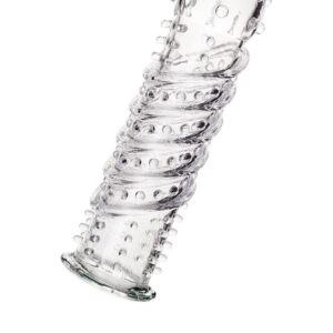 A-TOYS, Penis Sleeve, TPR, Transparent, 15.5 cm