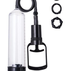 A-TOYS, Penis Pump, PVC, Black, 23.5 cm