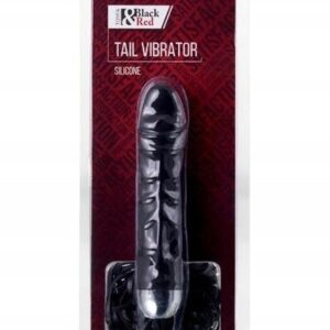 xBlack & Red, Vibrator, 6 vibration modes, silicone, black, 16 cm, O 3.5 cm