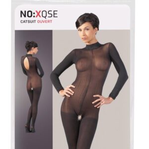Catsuit with Lace Collar M/L