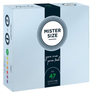Mister Size 47mm pack of 36