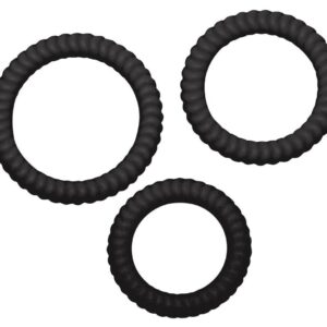 Lust 3 Cock Rings black