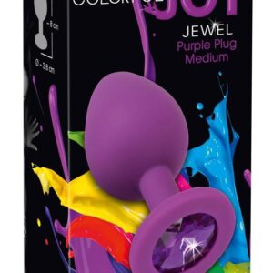 Colorful Joy Jewel Purple Plug