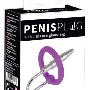 Penis Plug+Silicone Glans Ring