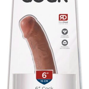King Cock 6" Cock-Tan