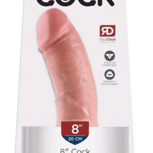 King Cock 8 inch Skin-coloured