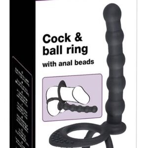 Black Velvets Cock & ball ring