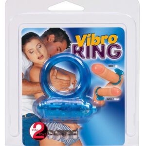 Vibrating cockring blue
