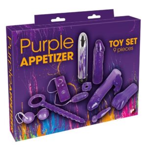 Purple Appetizer 9-piece set