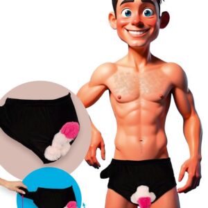 Briefs with Inflatable Penis