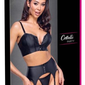 Top Set rhinestone zip L