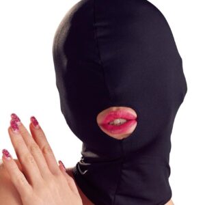 Head mask mouth black BK